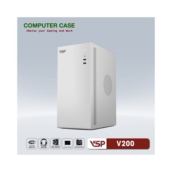 Case VSP V200 (Màu trắng)